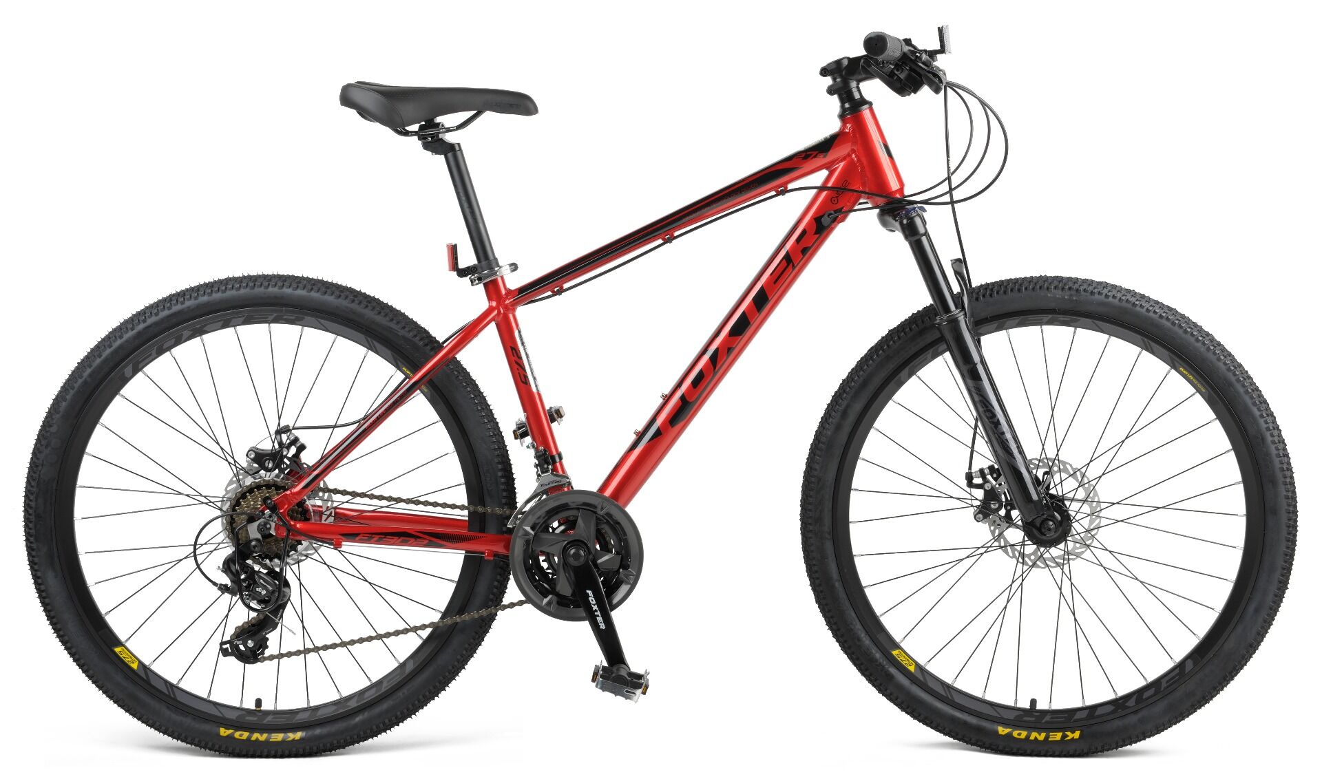 Foxter mtb sykkel 29 24 gir gra rod Importpris.no AS